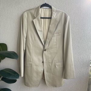 John W. Nordstrom Cotton Coat Tailored Blazer lightweight jacket